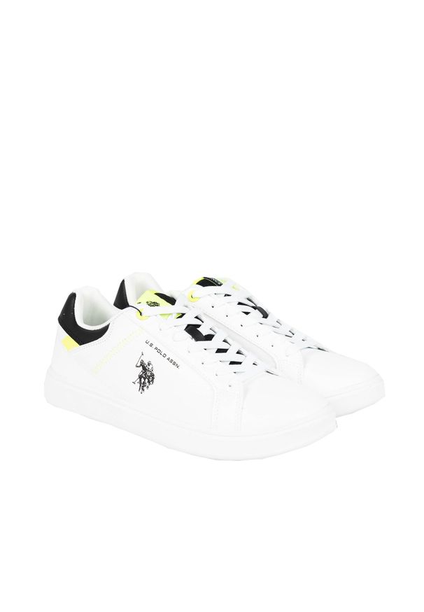 U.S. Polo Assn. Sneakersy "Rokko 001" | Rokko001 | Mężczyzna | Czarny, Biały. Kolor: biały, wielokolorowy, czarny. Materiał: materiał, skóra ekologiczna. Wzór: aplikacja
