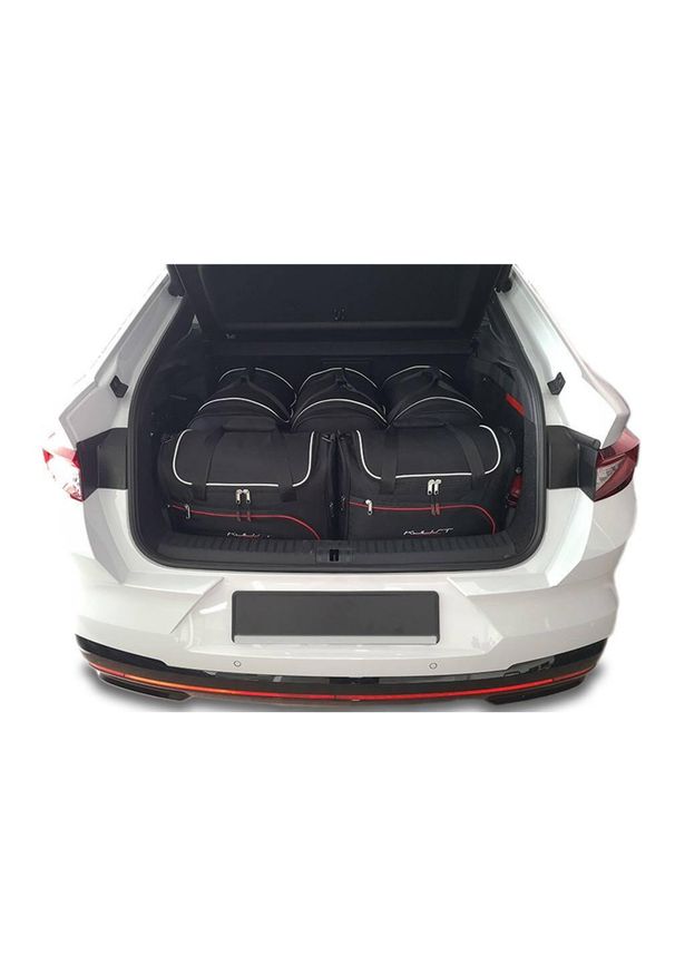 KJUST - Torby Do Bagażnika Skoda Enyaq Iv Coupe Ev 2022+ 5Szt Kjust. Kolor: czarny. Styl: sportowy