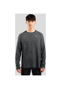 Koszulka z długim rękawem do biegania męska Odlo ESSENTIAL SEAMLESS. Kolor: szary. Długość rękawa: długi rękaw. Długość: długie. Sport: bieganie