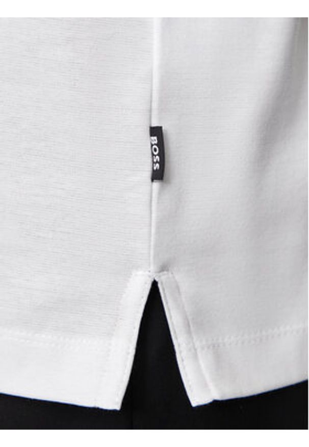 BOSS - Boss Polo Parlay 143 50515596 Biały Regular Fit. Typ kołnierza: polo. Kolor: biały. Materiał: bawełna