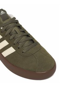 Adidas - adidas Sneakersy Vl Court 3.0 KJ6805 Khaki. Kolor: brązowy. Materiał: zamsz, skóra #3