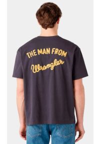 Wrangler - MESKA KOSZULKA WRANGLER SLOGAN TEE FADED BLACK 112341193 #2