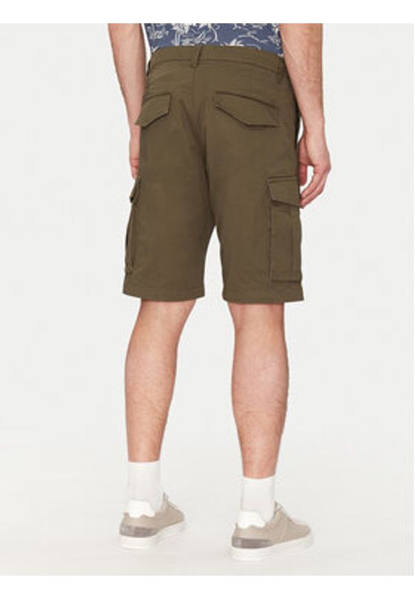 GANT - Gant Szorty materiałowe 205069 Khaki Relaxed Fit. Kolor: brązowy. Materiał: bawełna