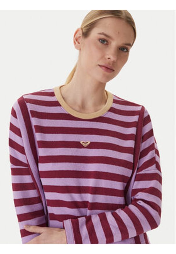 Roxy Bluzka Daylight Dancer ERJKT04403 Fioletowy Relaxed Fit. Kolor: fioletowy. Materiał: syntetyk