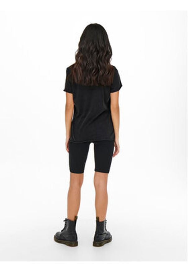 only - ONLY T-Shirt 15215721 Czarny Regular Fit. Kolor: czarny. Materiał: bawełna