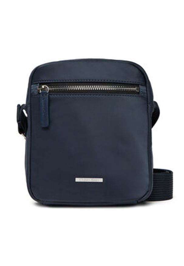 Calvin Klein Saszetka Sleek Nylon Reporter LV04D3176G Granatowy. Kolor: niebieski. Materiał: materiał