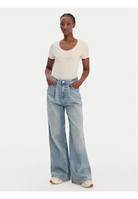 Guess T-Shirt W6GI14 K3033 Pomarańczowy Regular Fit. Kolor: pomarańczowy. Materiał: bawełna #3