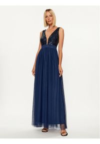 Rinascimento Sukienka wieczorowa CFC0115187003 Granatowy Regular Fit. Kolor: niebieski. Materiał: syntetyk. Styl: wizytowy #1
