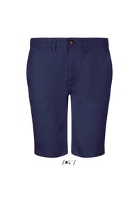 SOL'S - Szorty Sol's Jasper. Kolor: niebieski. Materiał: bawełna. Długość: krótkie. Sezon: lato #1
