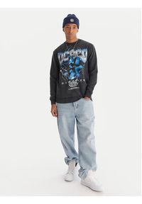 DC Shoes Bluza Skull Shock Crew EDYSF03251 Szary Regular Fit. Kolor: szary. Materiał: syntetyk #3