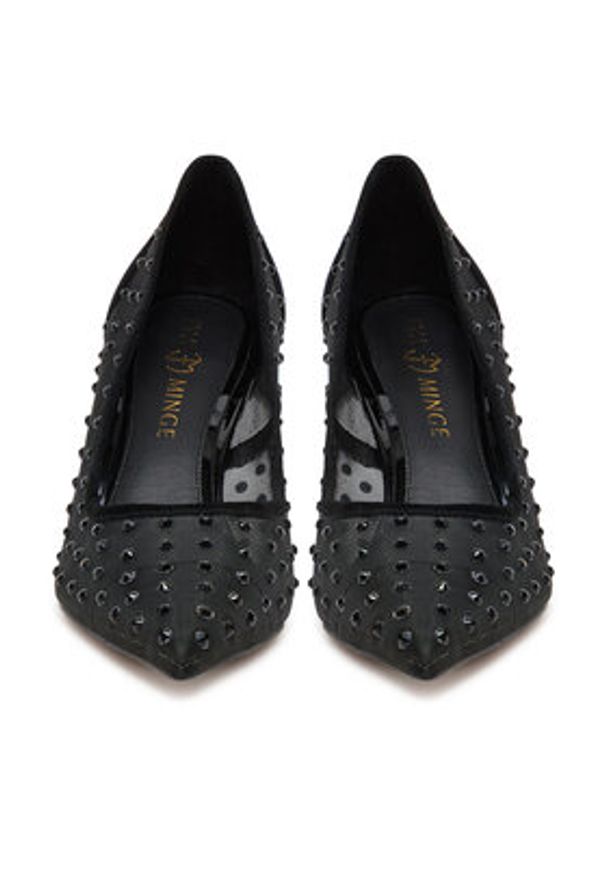 Eva Minge Szpilki EVA-01 Czarny. Kolor: czarny. Materiał: materiał. Obcas: na szpilce