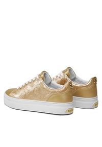 Guess Sneakersy Gianele4 FLPGN4 LEL12 Złoty. Kolor: złoty. Materiał: skóra