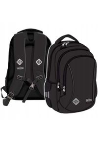 St. Majewski - PLECAK 29X45X13 1ZAM 4KIESZ STRIGHT BLACK VINTAG