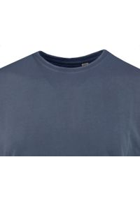 Męski T-Shirt -Brave Soul- Delikatny Efekt Sprania Tkaniny - Granat. Okazja: na co dzień. Kolor: niebieski. Materiał: bawełna. Sezon: lato, wiosna. Styl: casual #6
