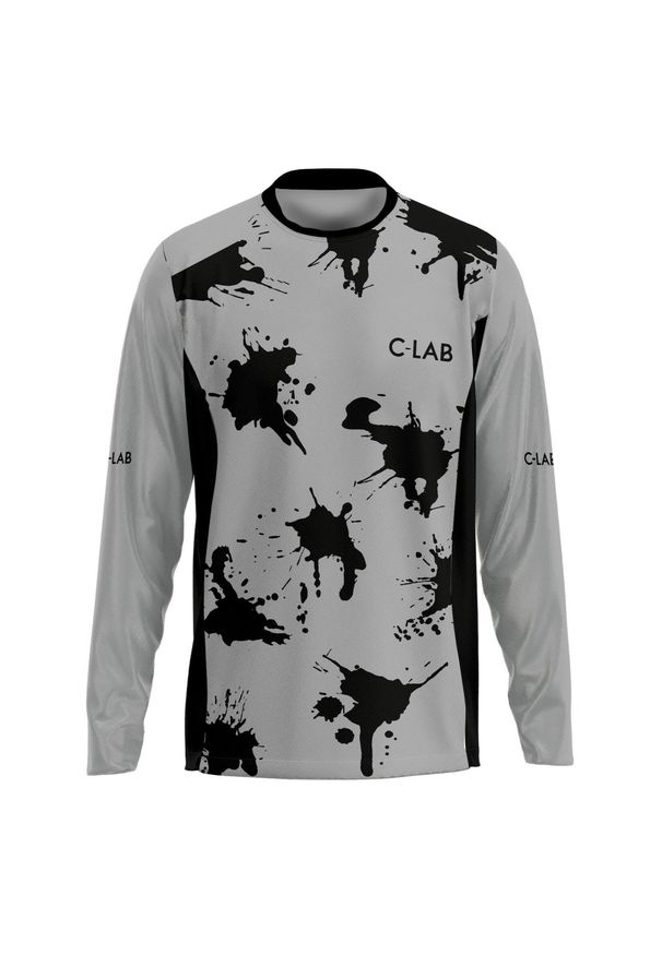 C-LAB - Koszulka MTB Enduro z długim rękawem Splash. Kolor: szary, wielokolorowy, czarny. Materiał: tkanina. Długość rękawa: długi rękaw. Długość: długie. Sport: kolarstwo