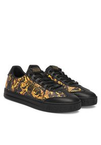 Versace Jeans Couture Sneakersy 79YA3SK6 Czarny. Kolor: czarny. Materiał: skóra #6
