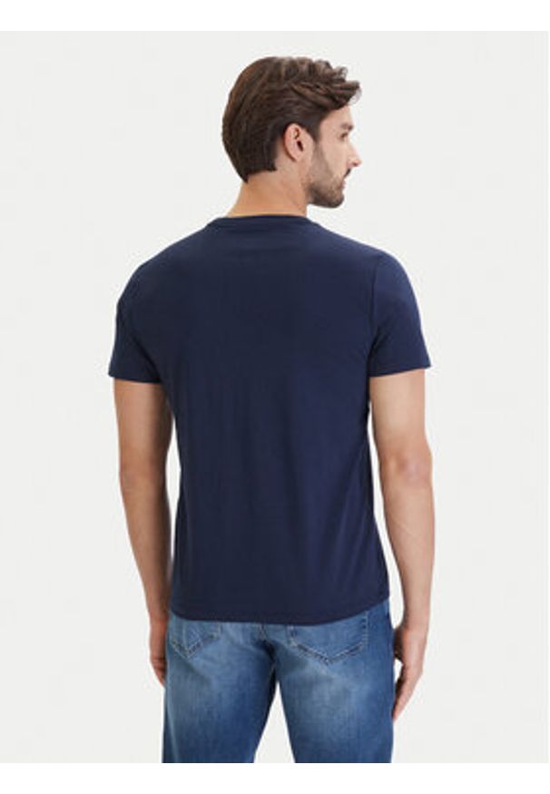 Polo Ralph Lauren T-Shirt 714844756007 Granatowy Regular Fit. Typ kołnierza: polo. Kolor: niebieski. Materiał: bawełna