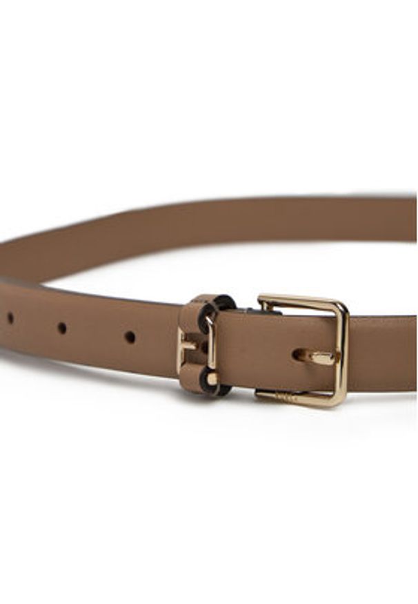 Furla Pasek Damski WC00099 BX2045 1257S Beżowy. Kolor: beżowy. Materiał: skóra