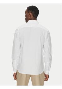 Lacoste Koszula CH5620 Biały Slim Fit. Kolor: biały. Materiał: bawełna #2