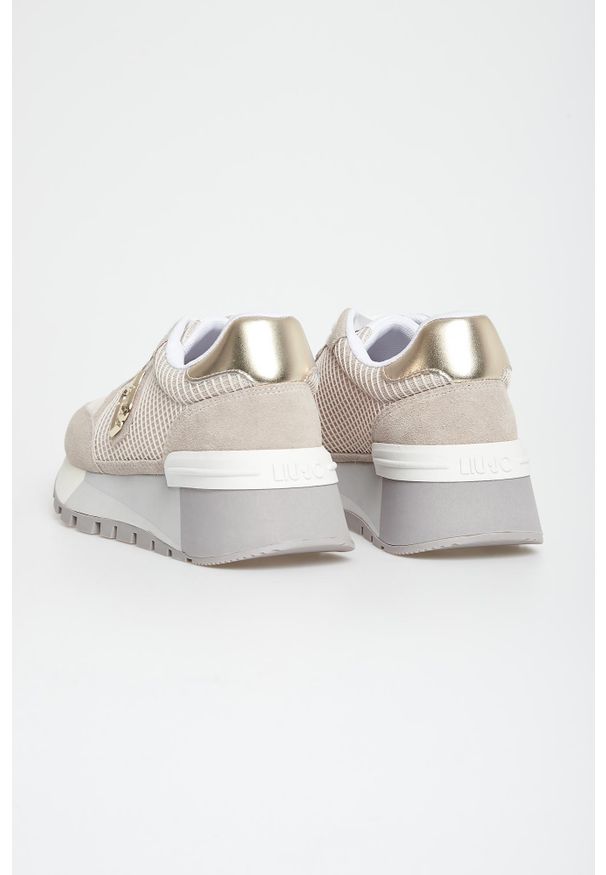 Liu Jo - Sneakersy damskie zamszowe LIU JO. Materiał: zamsz