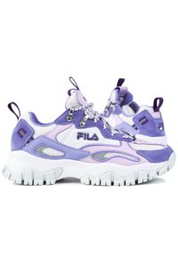 Buty damskie trekkingowe Fila RAY TRACER TR2 WMN. Kolor: różowy, fioletowy, wielokolorowy, biały. Sport: turystyka piesza #1