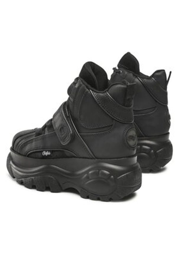 Buffalo Sneakersy 1348-14 2.0 BN15340401 Czarny. Kolor: czarny. Materiał: skóra, nubuk