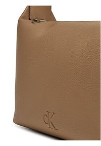 Calvin Klein Jeans Torebka Ultralight Shoulder Bag22 Pu LV04K3131G Szary. Kolor: szary. Materiał: skórzane