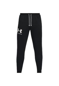 Spodnie sportowe męskie Under Armour Ua Rival Terry Jogger 001. Kolor: czarny. Materiał: dresówka