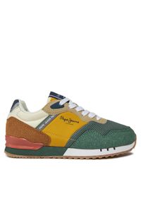 Pepe Jeans Sneakersy London Urban B PBS40002 Zielony. Kolor: zielony. Materiał: materiał