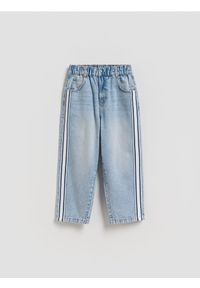 Reserved - Jeansy baggy - niebieski. Kolor: niebieski #1