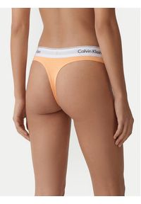 Calvin Klein Underwear Stringi LV00QF8518 Pomarańczowy jasny. Kolor: pomarańczowy. Materiał: bawełna #3