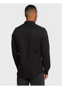 Salsa Koszula jeansowa 125455 Czarny Slim Fit. Kolor: czarny. Materiał: bawełna #5