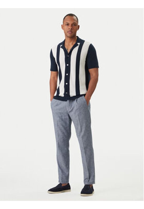 JOOP! Jeans Spodnie materiałowe Lead2 30102837 Granatowy Regular Fit. Kolor: niebieski. Materiał: syntetyk