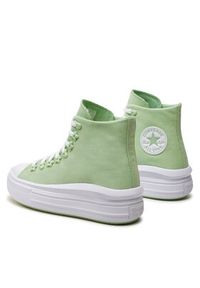 Converse Trampki Chuck Taylor All Star Motion Platform Stars A08100C Zielony. Kolor: zielony. Obcas: na platformie #6