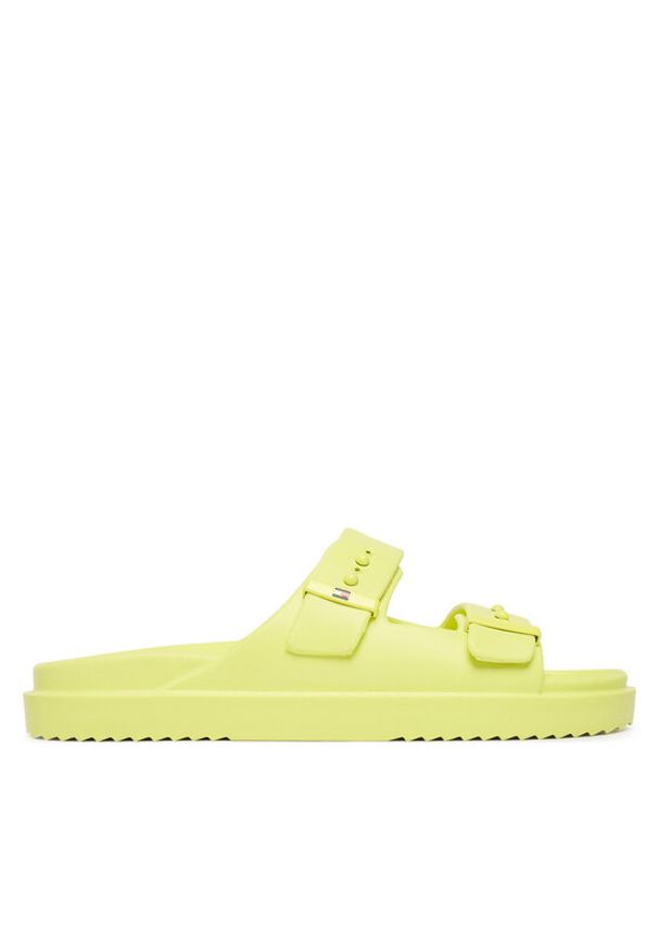 TOMMY HILFIGER - Tommy Hilfiger Klapki FM0FM05757 Żółty. Kolor: żółty. Materiał: syntetyk
