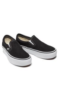 Vans Tenisówki Classic Slip-On P VN00018EBLK Czarny. Zapięcie: bez zapięcia. Kolor: czarny. Materiał: materiał #9