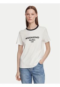 Weekend Max Mara T-Shirt Edison 2625976041 Biały Regular Fit. Kolor: biały. Materiał: bawełna #1