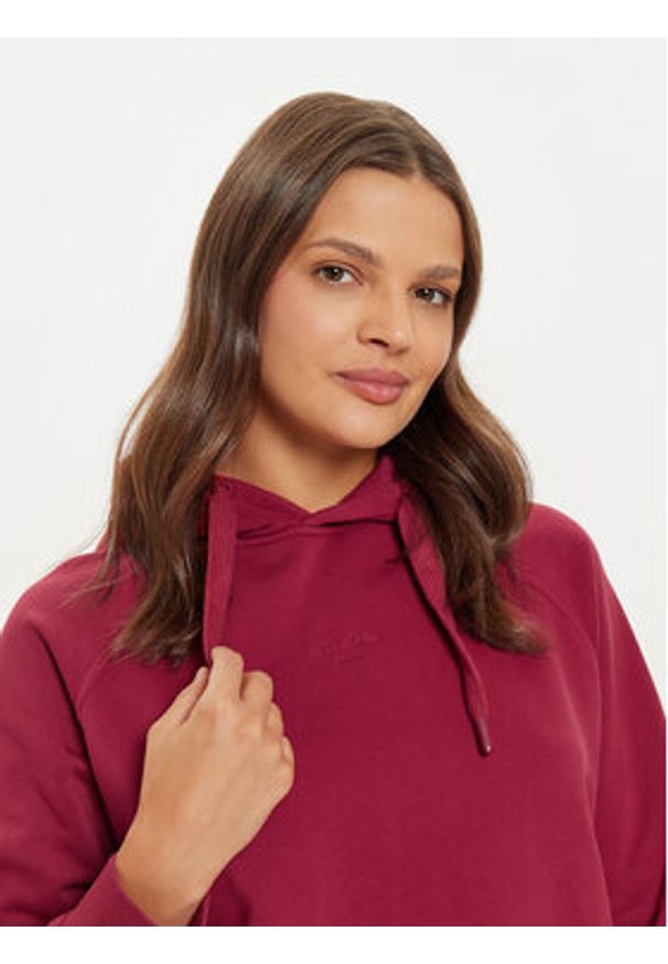 Pepe Jeans Bluza Felicity PL581462 Czerwony Regular Fit. Kolor: czerwony. Materiał: bawełna