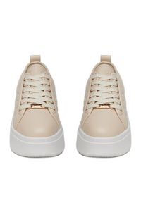 DeeZee Sneakersy AM25237 Beżowy. Kolor: beżowy. Materiał: skóra #6