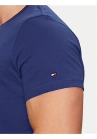 TOMMY HILFIGER - Tommy Hilfiger T-Shirt Tommy Logo MW0MW11797 Granatowy Regular Fit. Kolor: niebieski. Materiał: bawełna