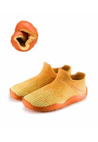Buty minimalistyczne dziecięce ombre Brubeck Barefoot Merino. Kolor: pomarańczowy, wielokolorowy, żółty. Sport: turystyka piesza