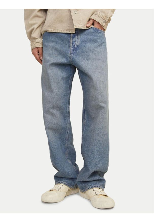 Jack & Jones Jeansy Alex 12259781 Niebieski Baggy Fit. Kolor: niebieski