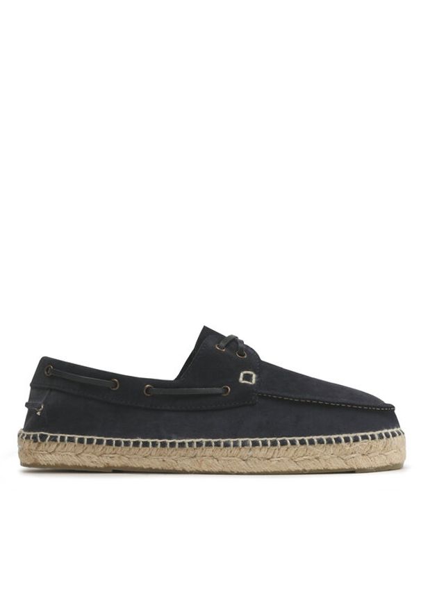 Manebi Espadryle Shoes Espadrilles K 1.5 K0 Granatowy. Kolor: niebieski. Materiał: zamsz, skóra