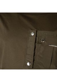 Les Hommes T-shirt Regular | LKT108 703A | Regular Fit T-Shirt | Mężczyzna | Khaki. Okazja: na co dzień. Kolor: brązowy. Materiał: bawełna. Styl: casual