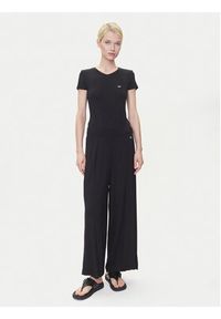 Emporio Armani Underwear Spodnie materiałowe EW000522 AF10889 UC001 Czarny Loose Fit. Kolor: czarny. Materiał: wiskoza