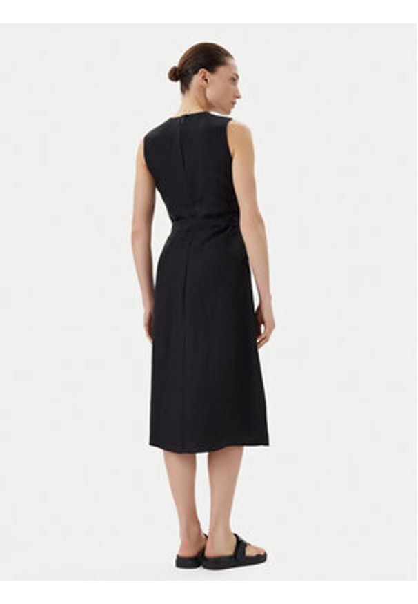 Calvin Klein Sukienka letnia K20K208424 Czarny Regular Fit. Kolor: czarny. Materiał: lyocell. Sezon: lato