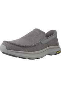 skechers - Kapcie SKECHERS G POLLARD Szary. Kolor: szary. Materiał: tkanina