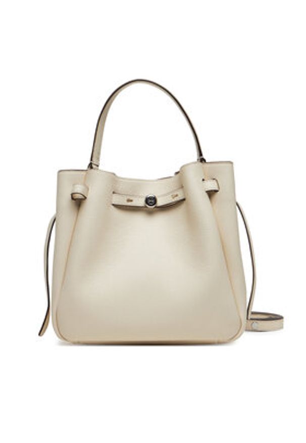 Tory Burch Torebka Romy Bucket Bag 166982 Écru. Materiał: skórzane