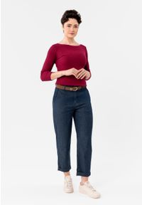 Volcano - Luźne spodnie denimowe R-ALYA. Okazja: na co dzień. Materiał: materiał, poliester, bawełna, wiskoza, jeans. Styl: casual, klasyczny #1