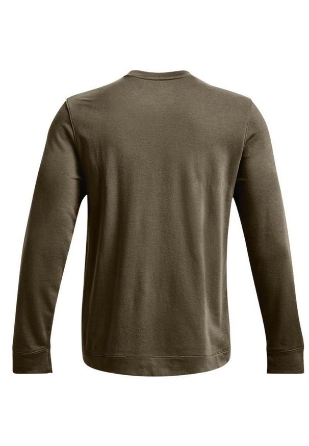 Under Armour - Męska Bluza Z Logo Rival Frotte. Kolor: zielony